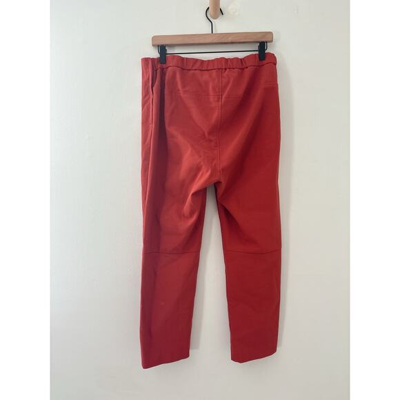 MM Lafleur The Oshima Pants Plus Size 2X Red Chili Flake Dressy Pull On Trousers - Picture 6 of 10